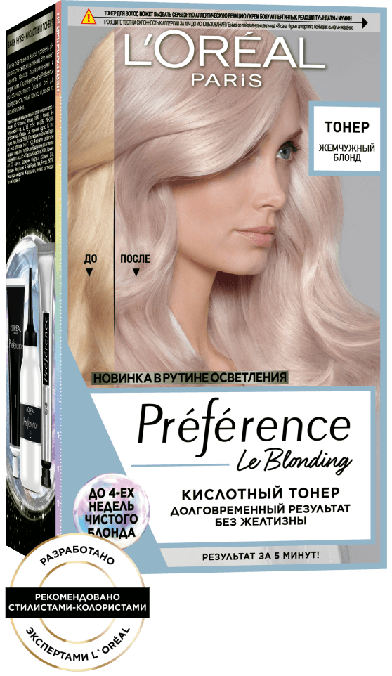 Кислотный тонер Loreal